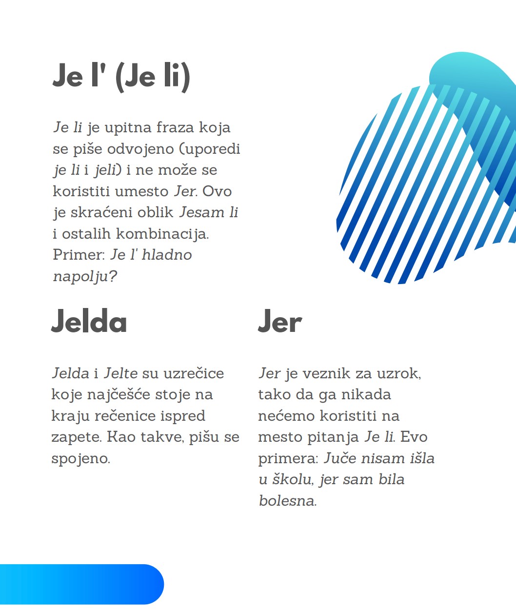 Carousel slide: osećaj and osećanje