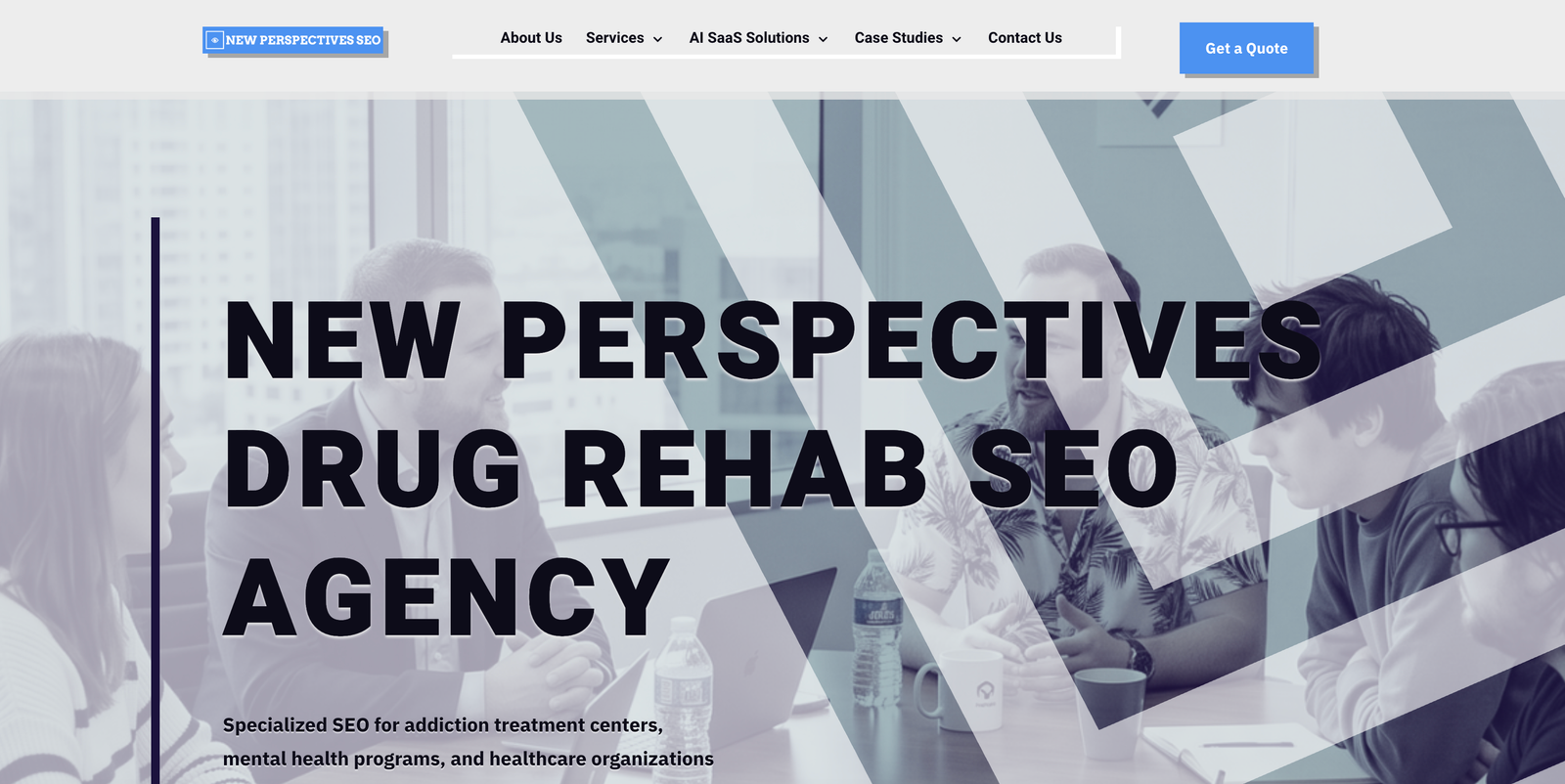 New Perspectives SEO home page