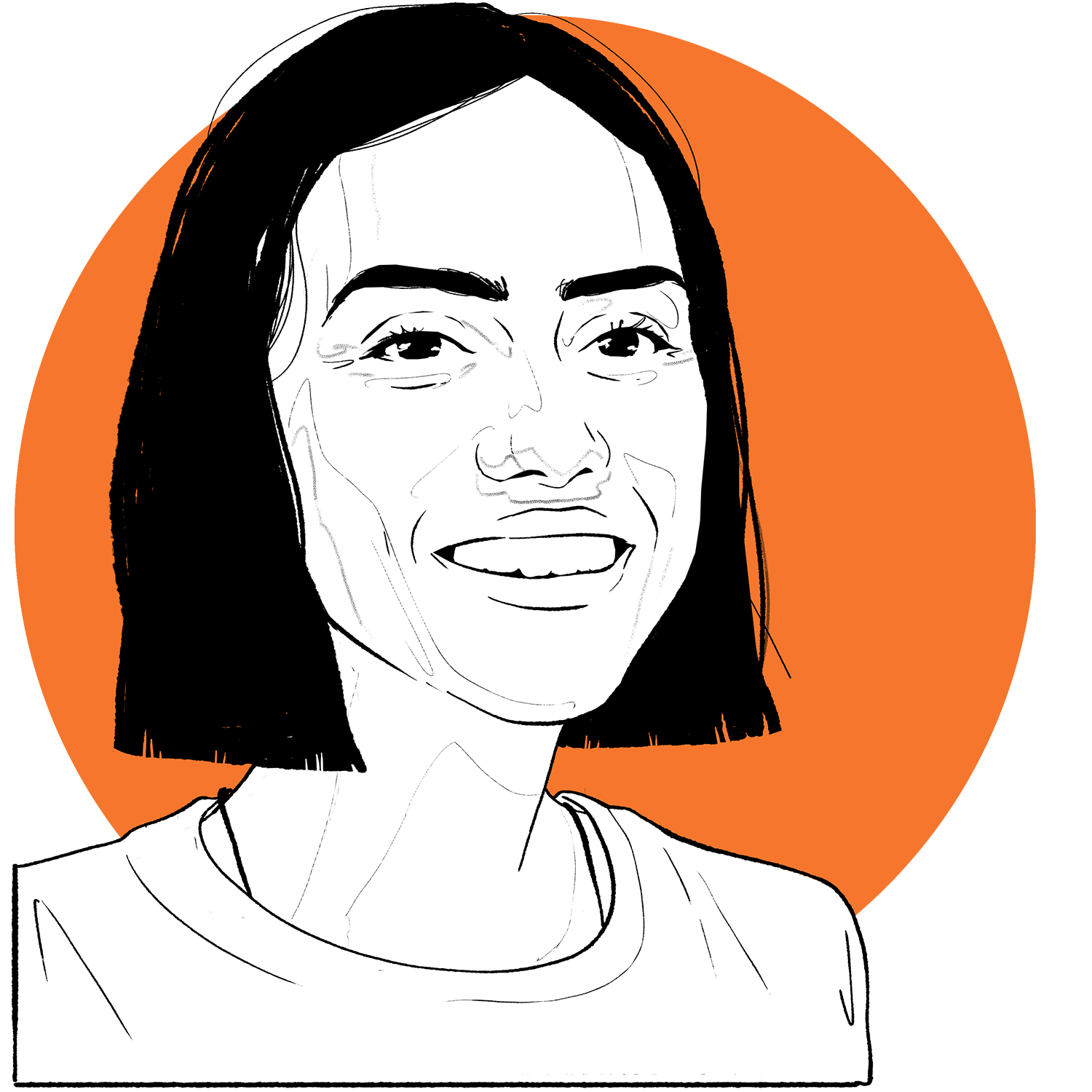Portrait illustration of Anja Dumanovic